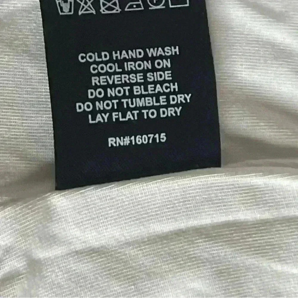 Seroya Ellis Long-Sleeve Peekaboo Cut-Out Top in White. Soft! Size Large. NWT! - Picture 16 of 16